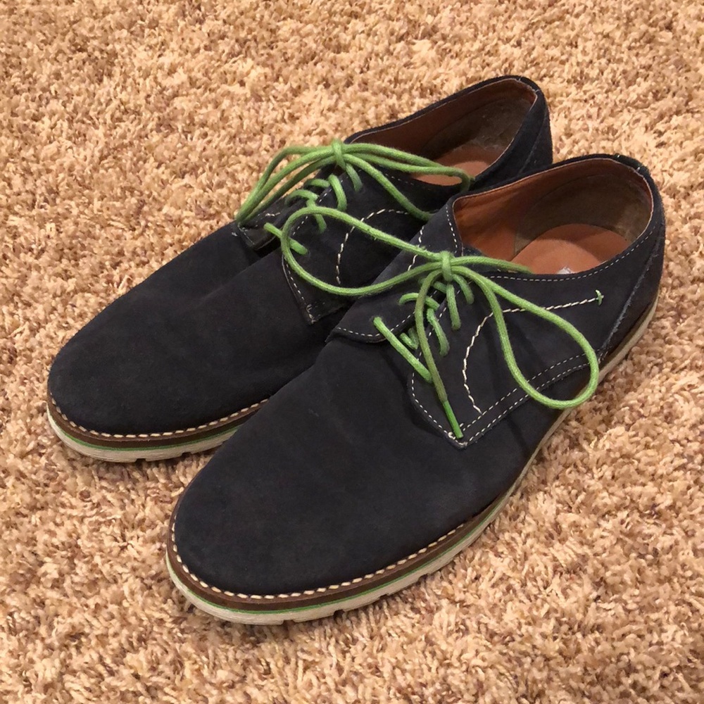 Ben Sherman Blue Suede Shoes Size 8